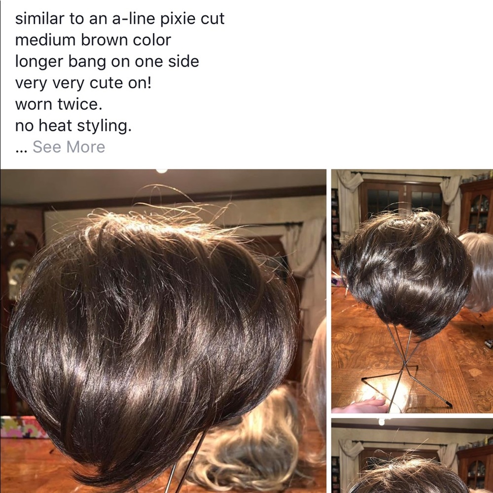 A-Line Pixie Cut Synthetic Wig - Picture 2 of 2